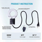 Chicken Water Heater Aluminum De-Icer