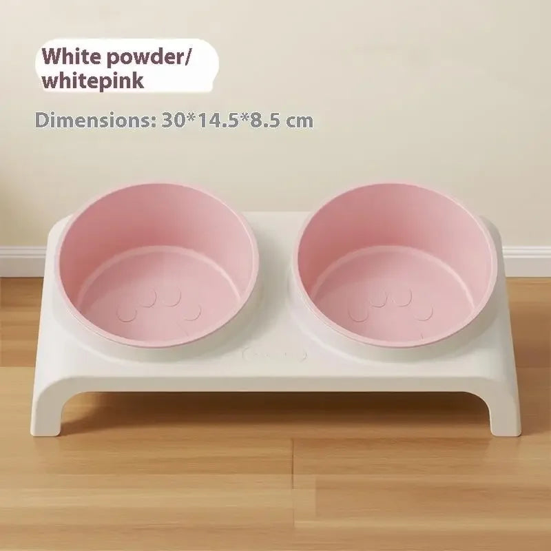 Food Feeders Pet Cat/Dog Double Bowls