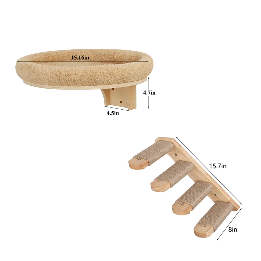 Wall Mounted Climbing Ladder