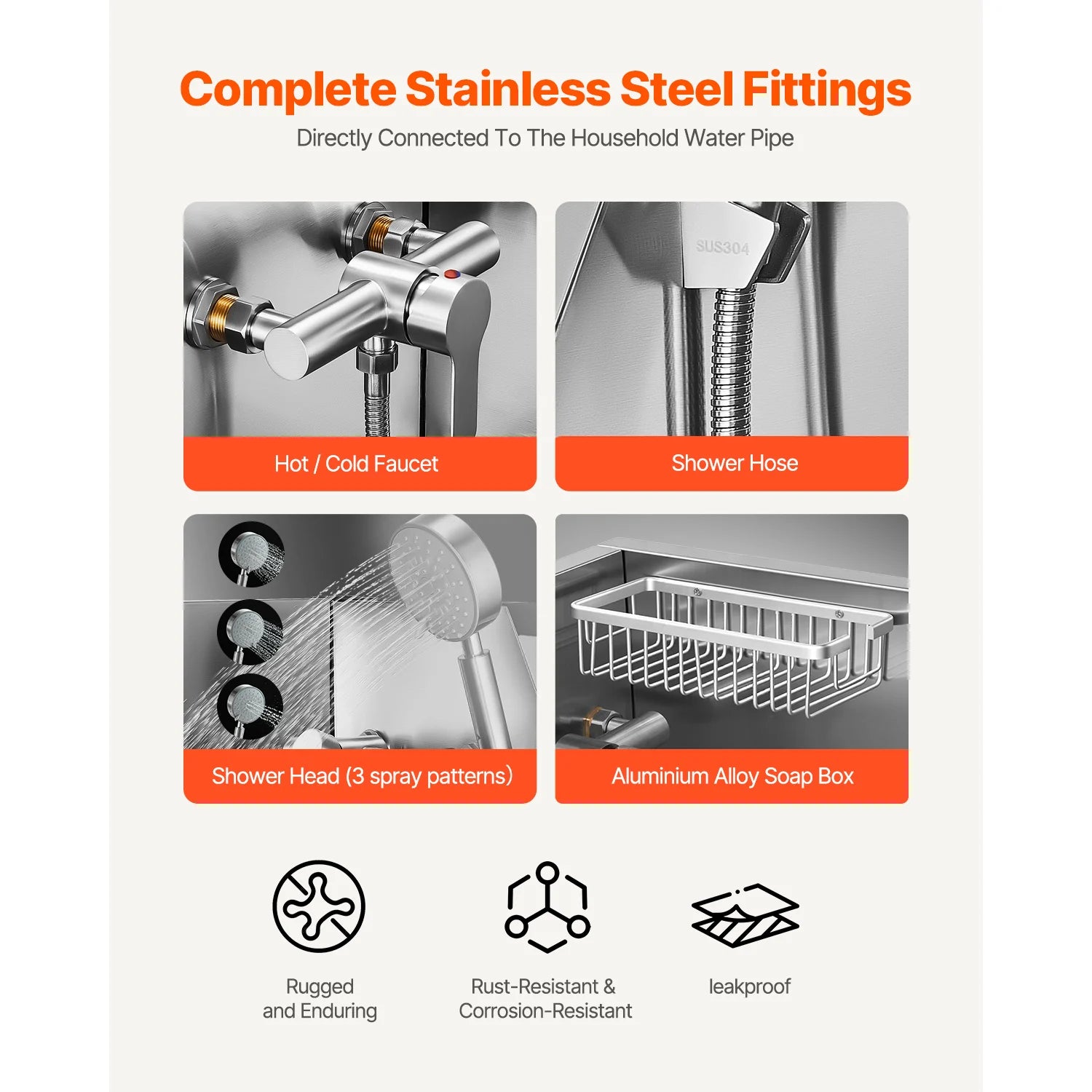 Dog Washing Station Stainless Steel