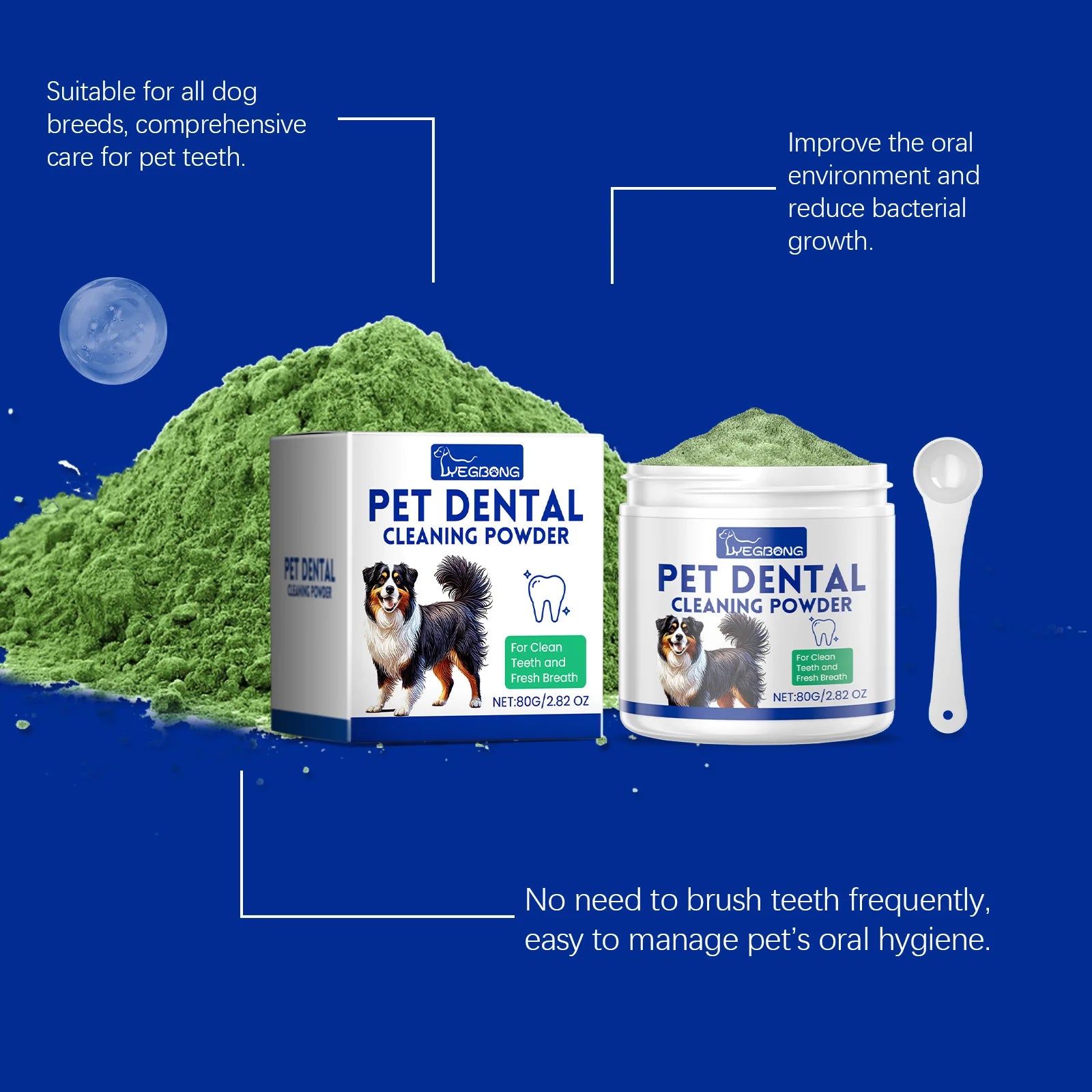 Dog Teeth Cleaning Powder