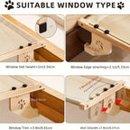 Cat window sill, cat window hammock