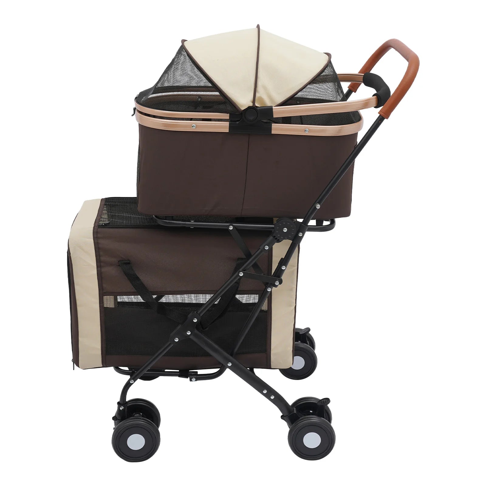 Stroller, 2 Pet Carriers for S/M Dogs