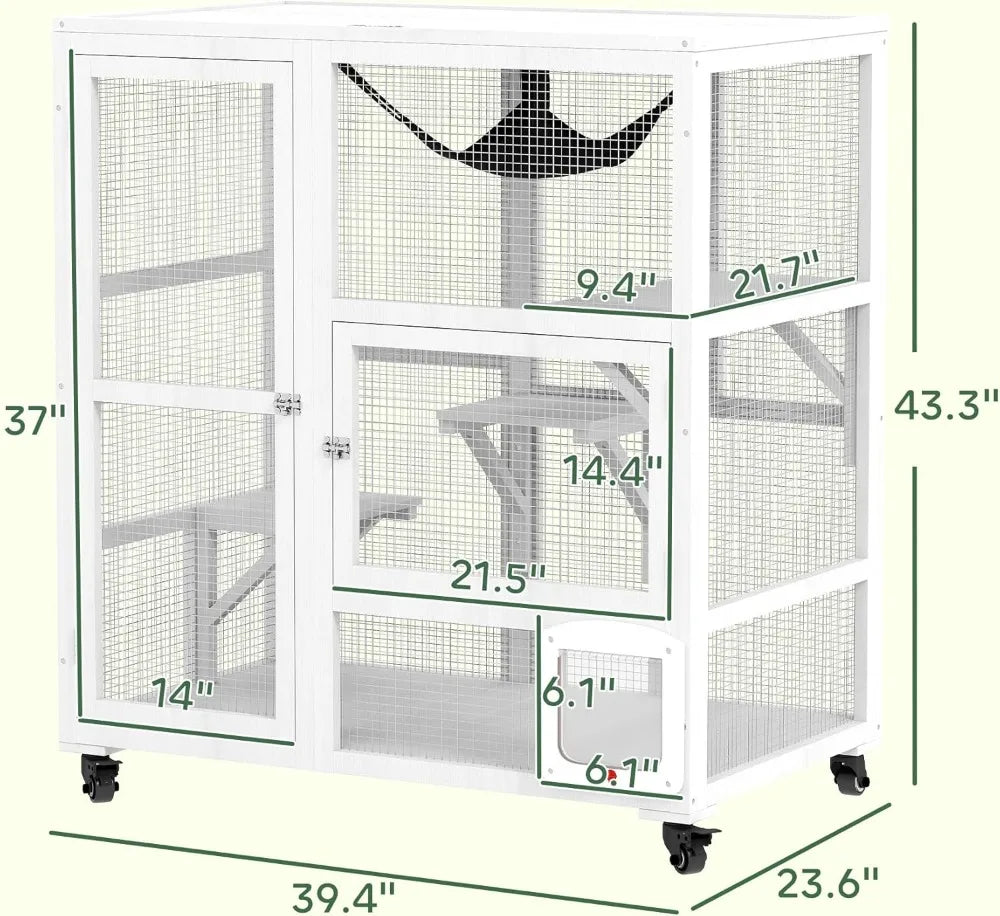 Cat Enclosure on Wheels
