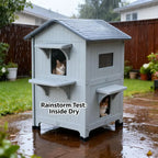 Weatherproof Outdoor Cat House