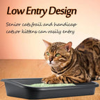 Low Entry Senior Cat Litter Box