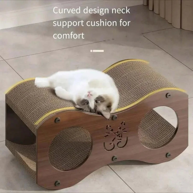 Walnut Cat Scratching Post