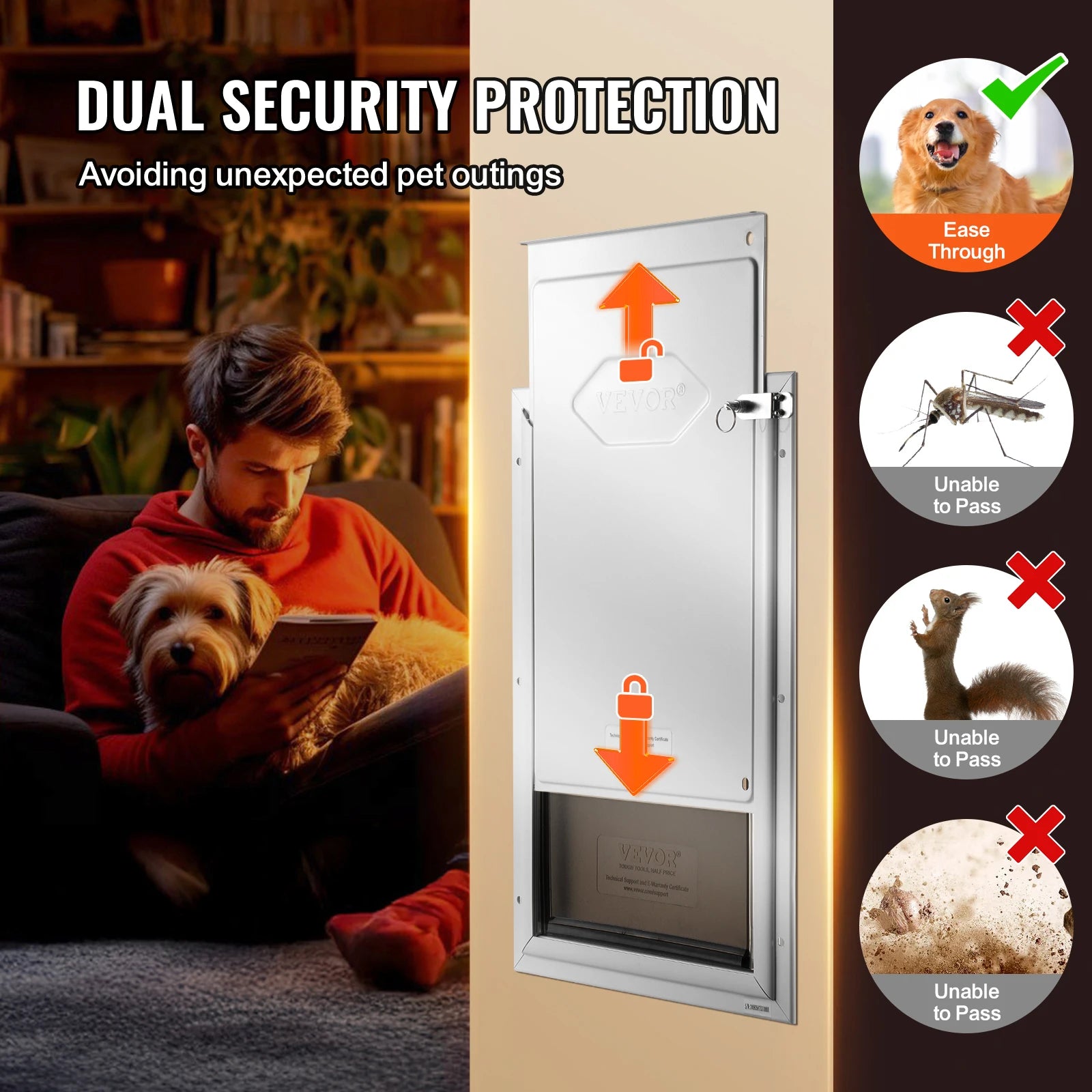 Pet Door Aluminum Frame