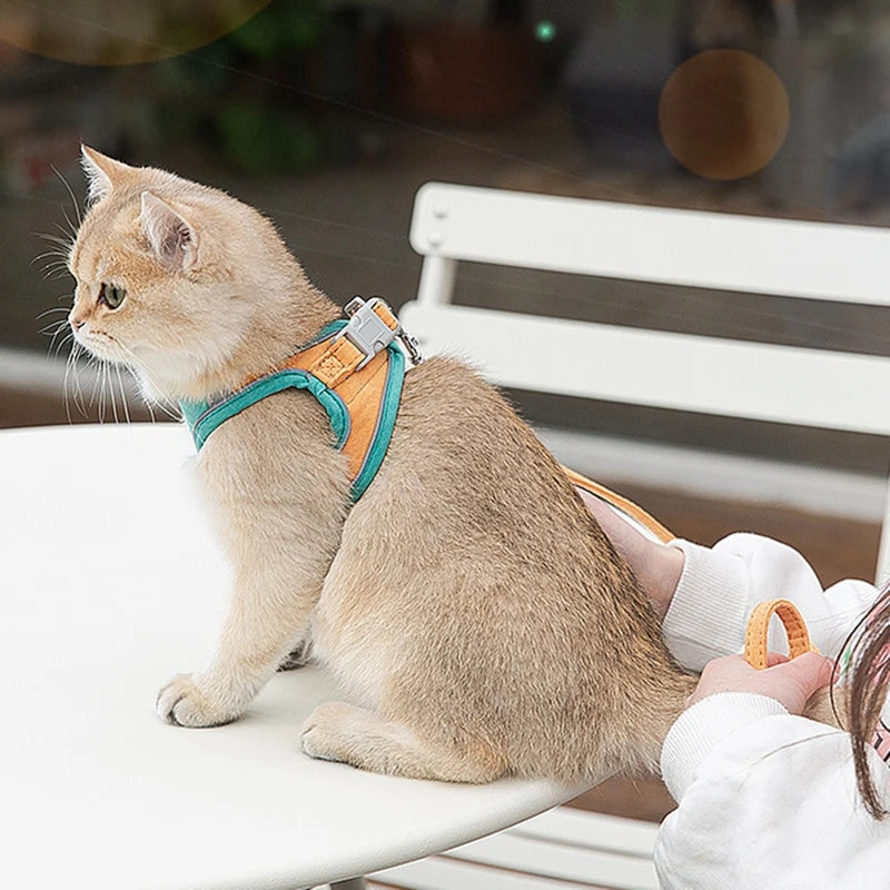 Cat Harness Leash Set