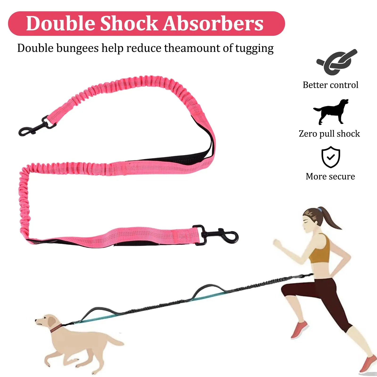 Reflective Dog Running Lead