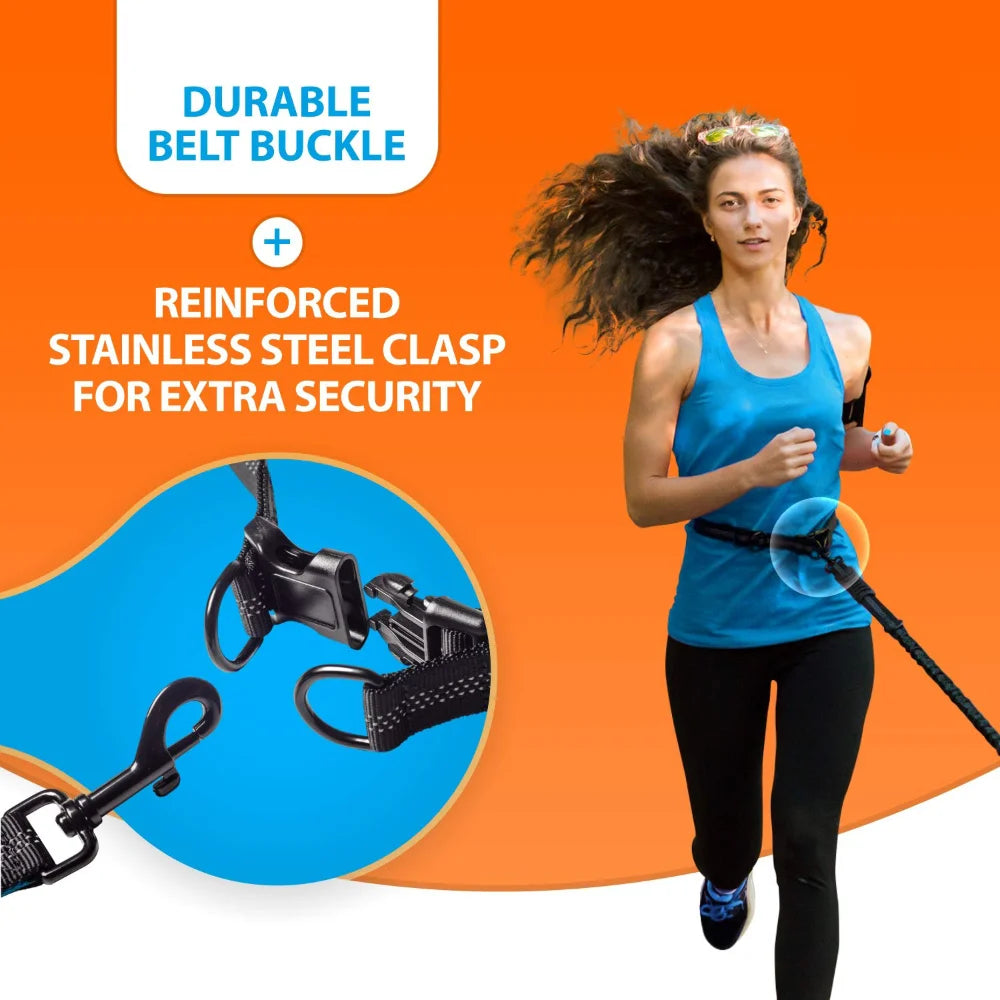 Tangle Free Double Dog Leash for M/L Breeds,