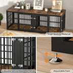 78" Double Dog Crate