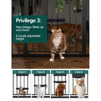 Extra Tall Gate/Cat Door