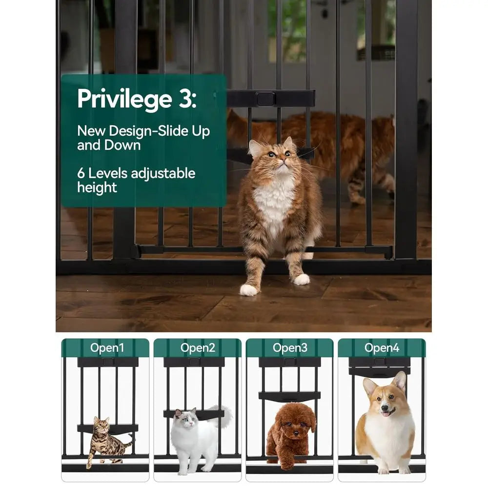 Extra Tall Gate/Cat Door