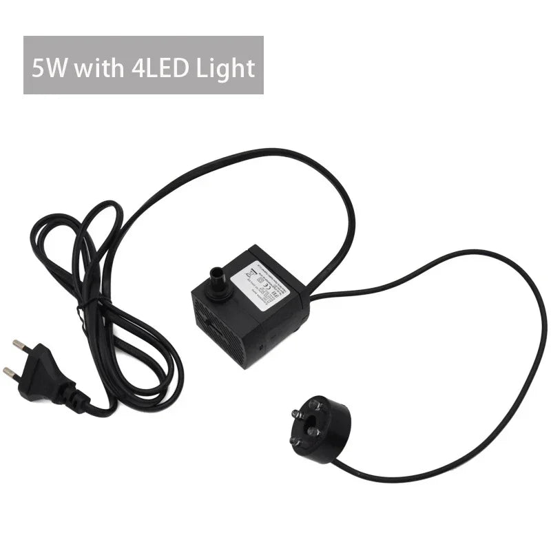 3W 5W LED Light Fountain Pump