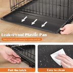 48 Inch Double Door Folding Cage
