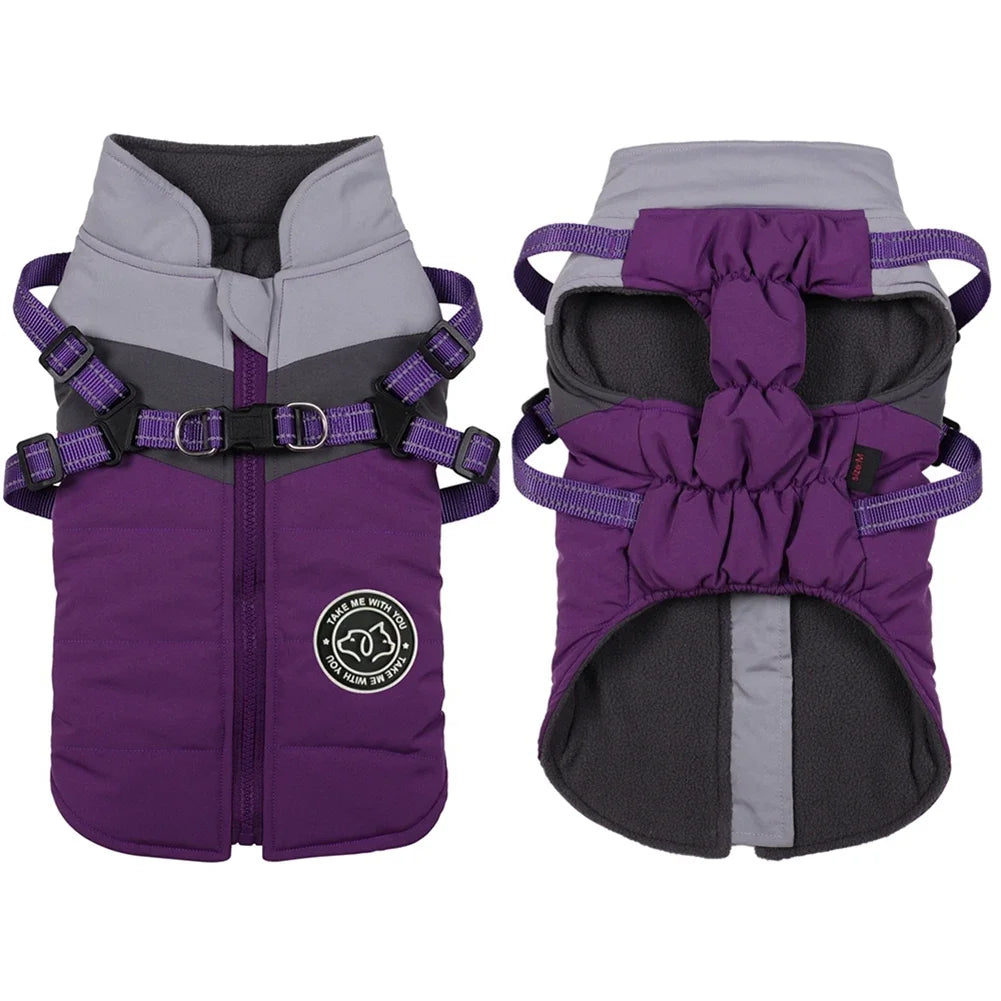 Winter Dog Harness Vest