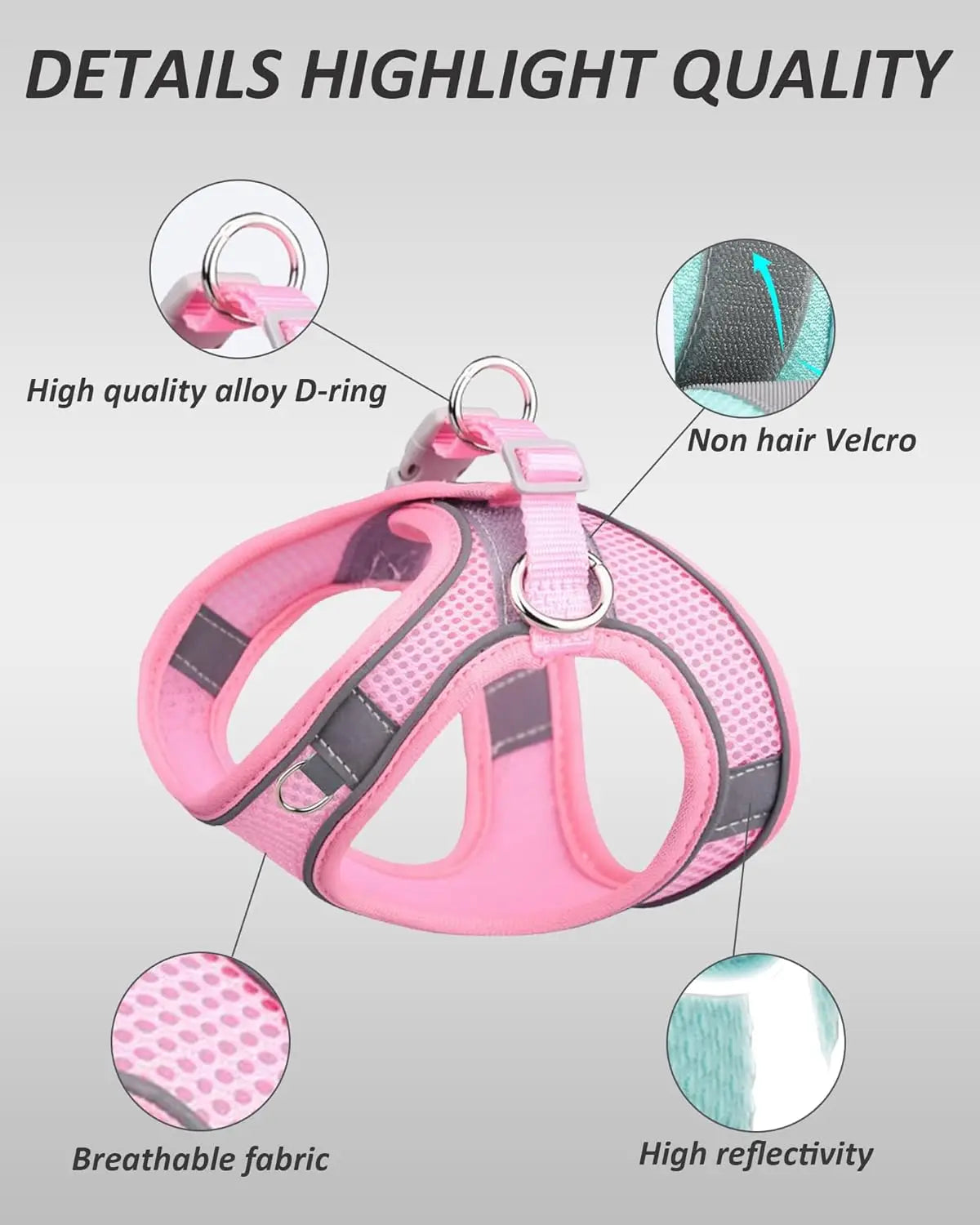 Dog Harness with No-Pull Design