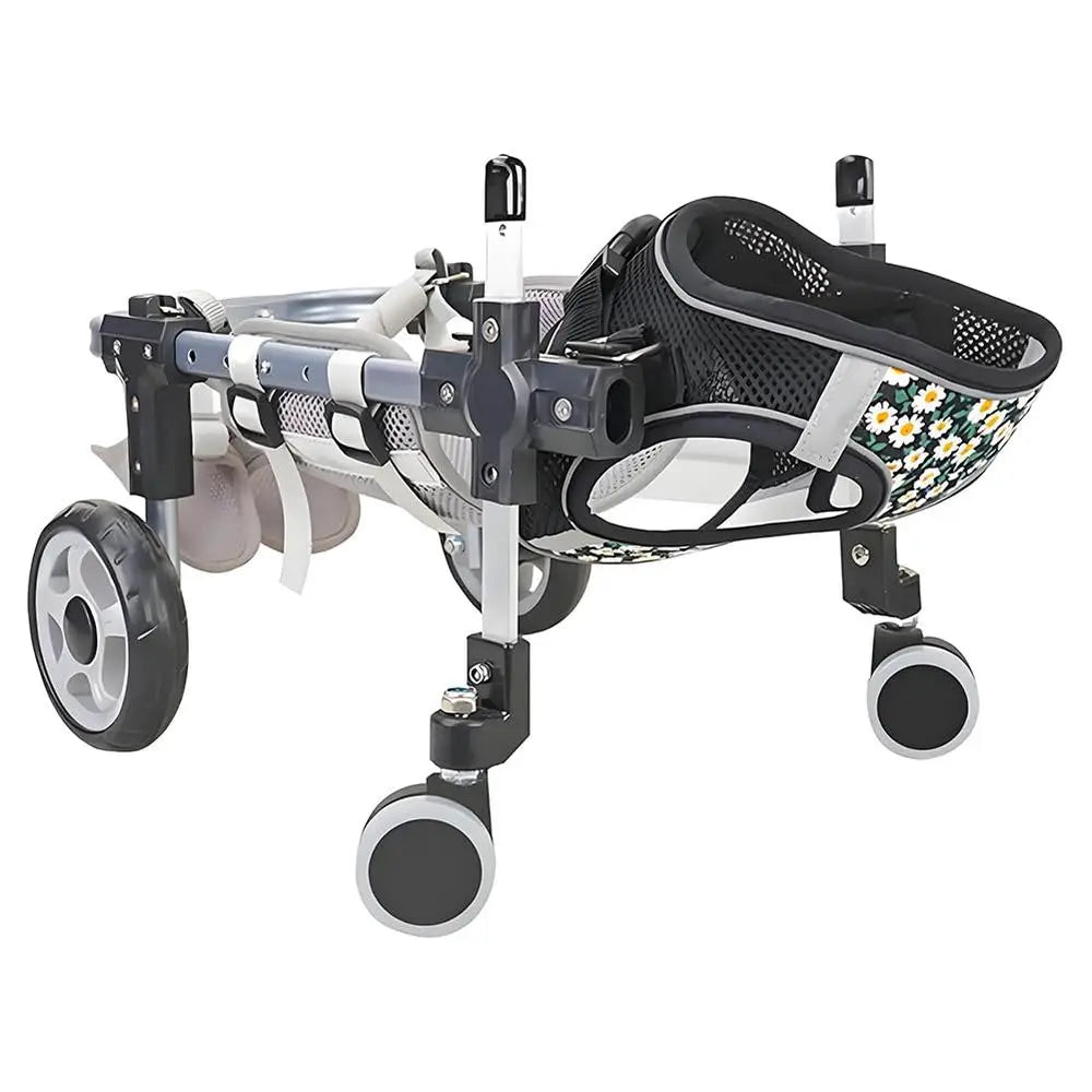 Adjustable 4-Wheel Dog Wheelchair