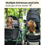 Stroller for Small Pets One-Click Foldable