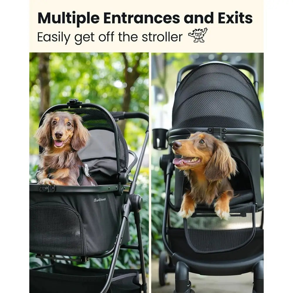 Stroller for Small Pets One-Click Foldable
