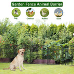 No Dig Decorative Garden Fence
