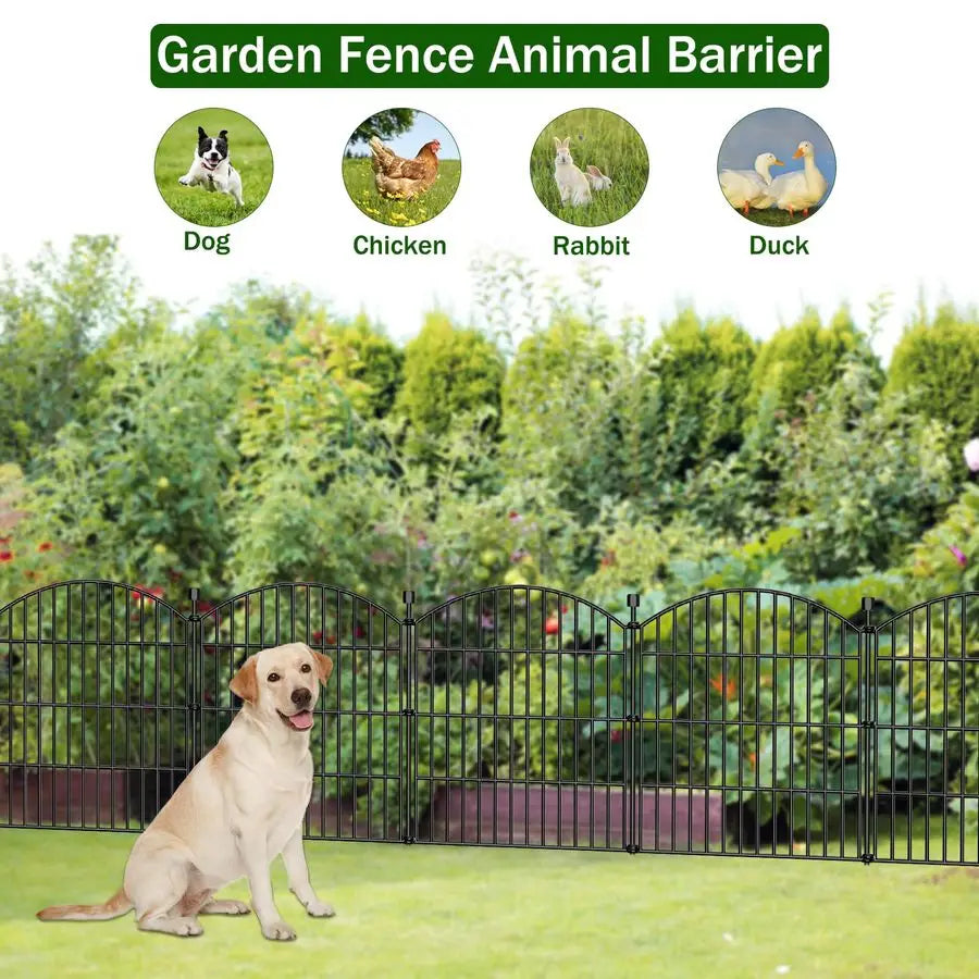 No Dig Decorative Garden Fence