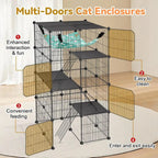 4-Tier DIY Cat Enclosures