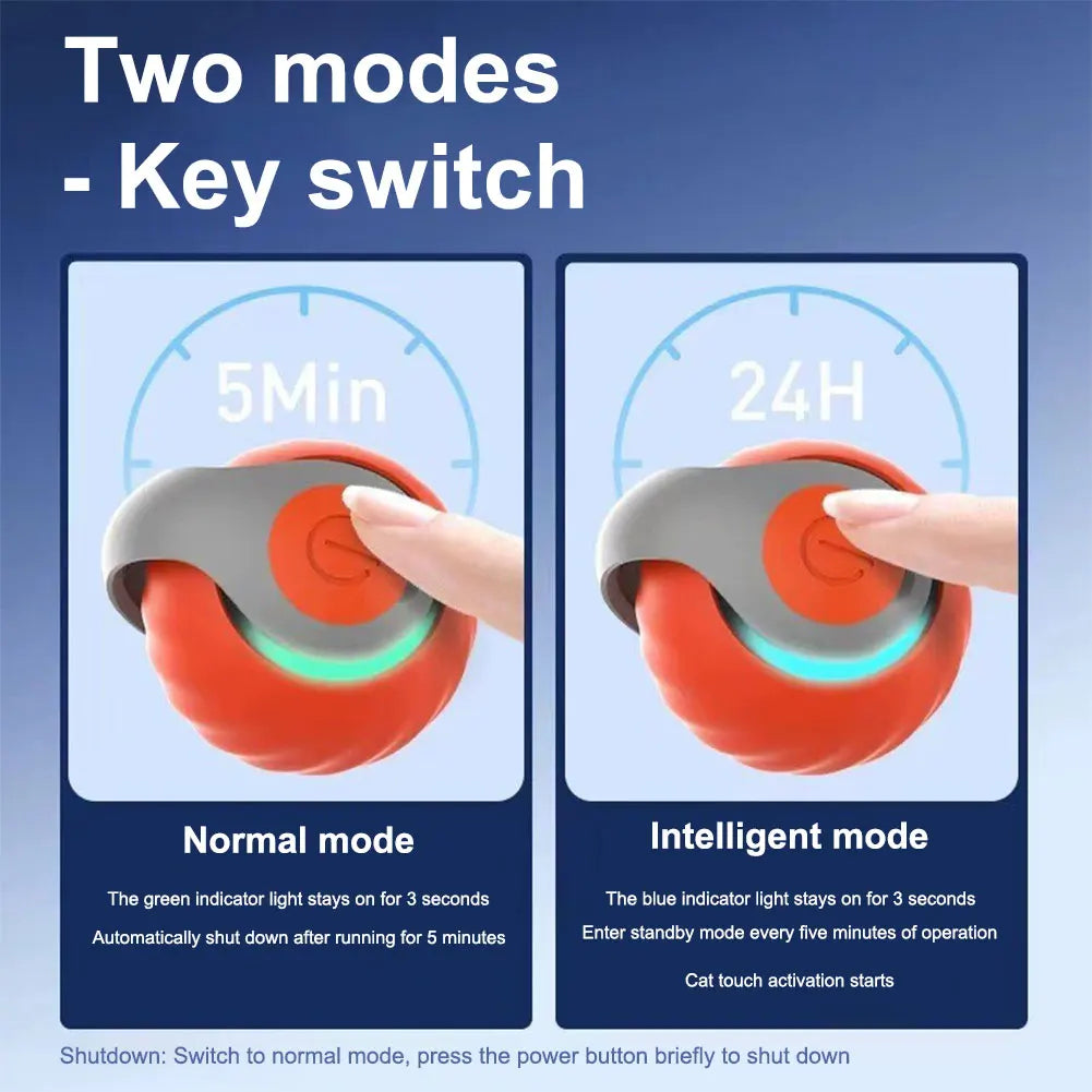 Automatic Moving Cat Toy Ball