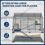 3 Tiers Large Hamster Enclosure