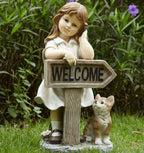 Solar Girl Statue