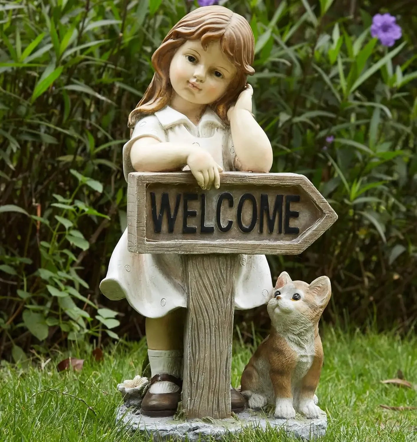Solar Girl Statue