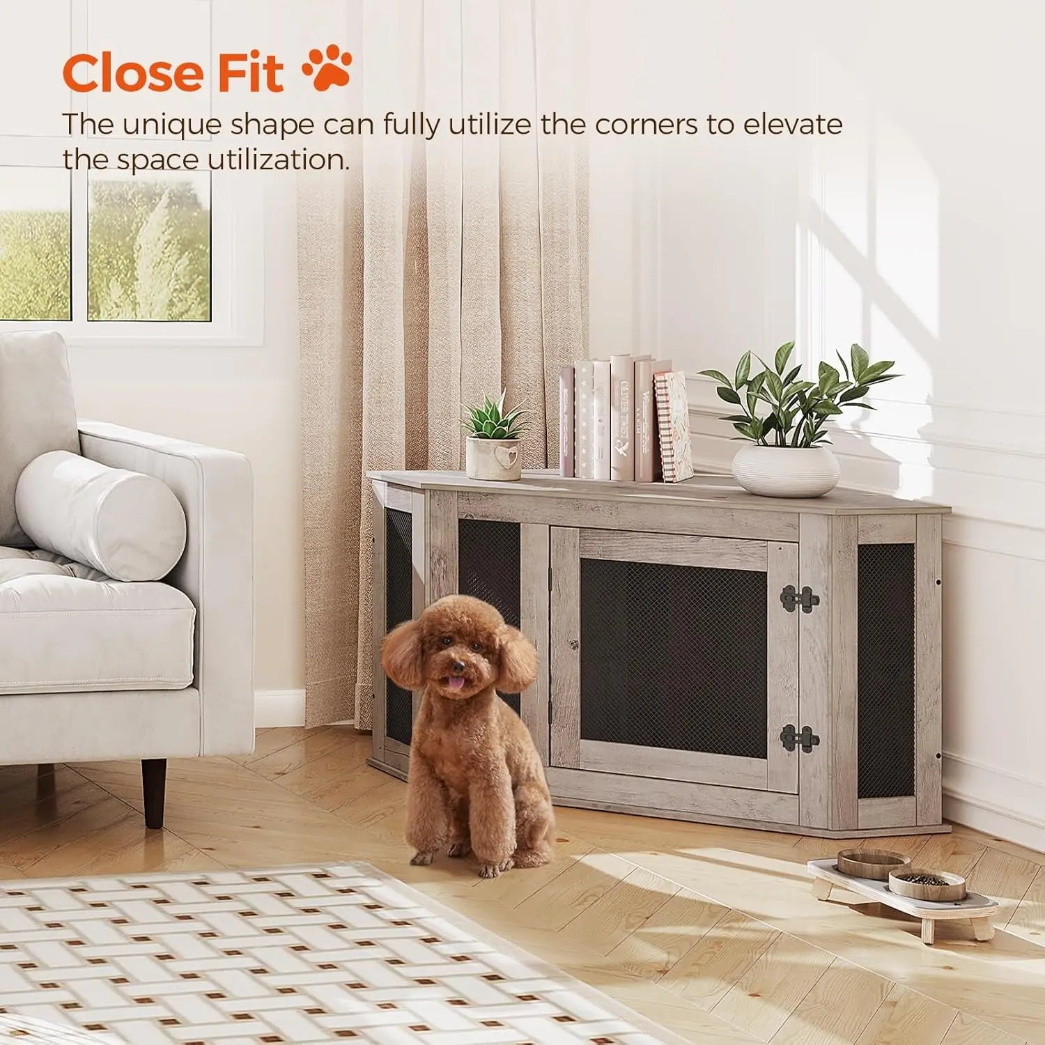 Corner Dog Crate