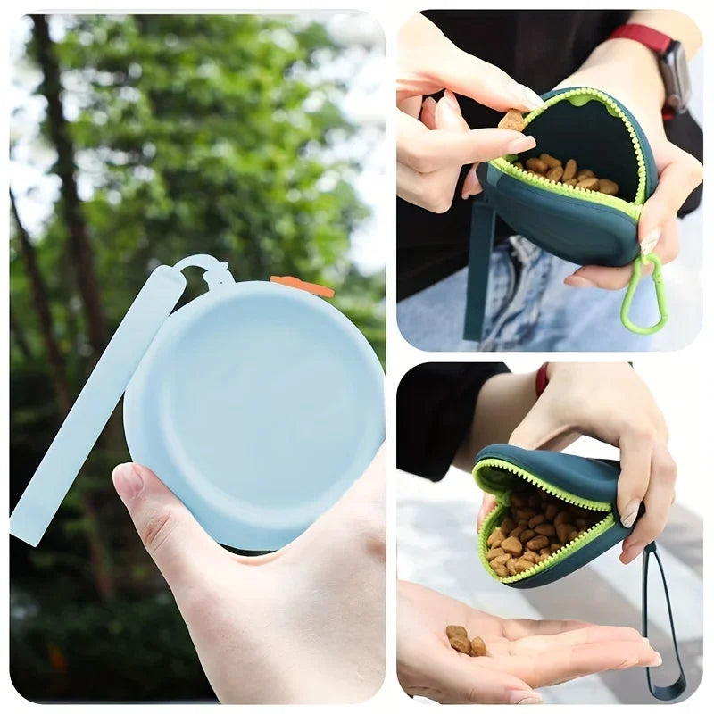 Pet Silicone Dog Food Bag