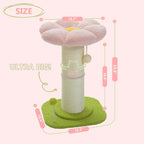 Pink Flower Cat Scratching Post