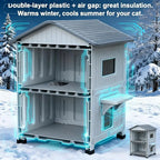 Weatherproof Outdoor Cat House