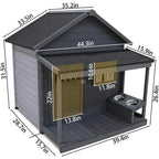 Dog House with Porch