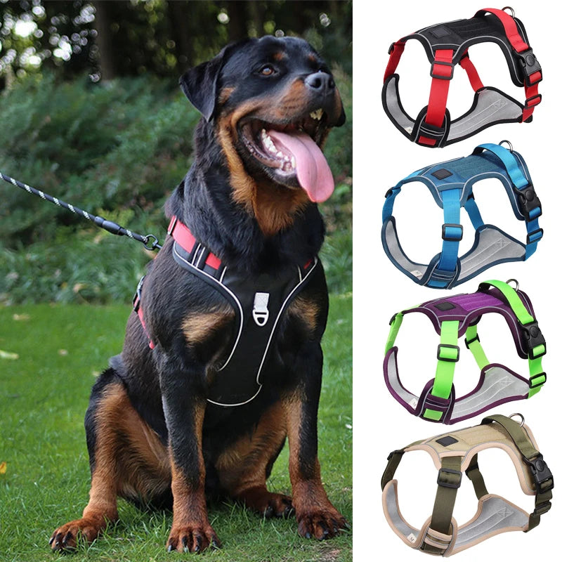 Dog Harness Reflective M/L Tactical Vest