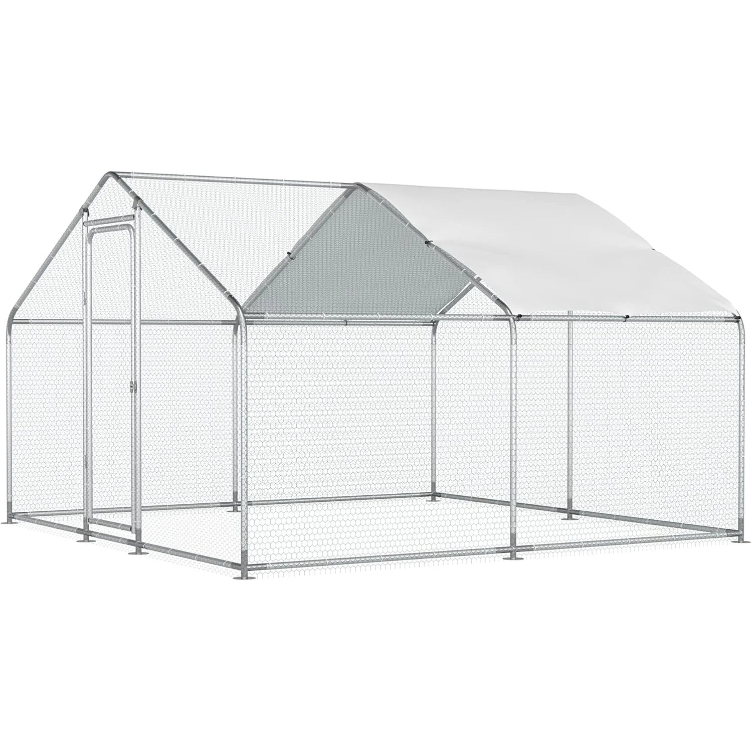 Chicken Coop Large Metal Run