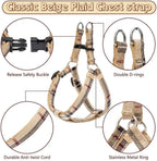 Adjustable Harness Collar Leash Set