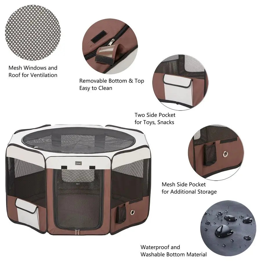 Dog Playpen for S/M Dogs