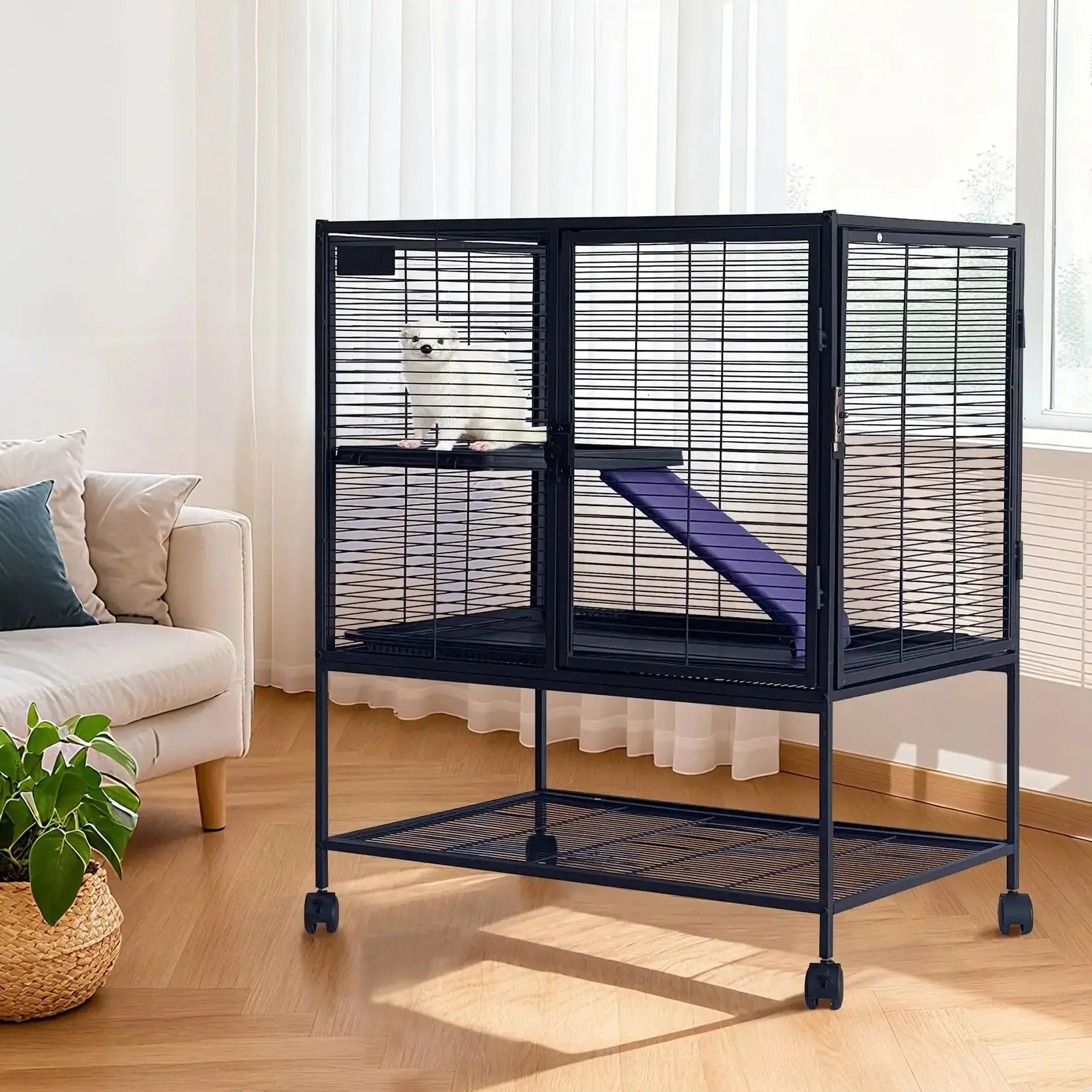 Heavy-Duty Small Animal Cage