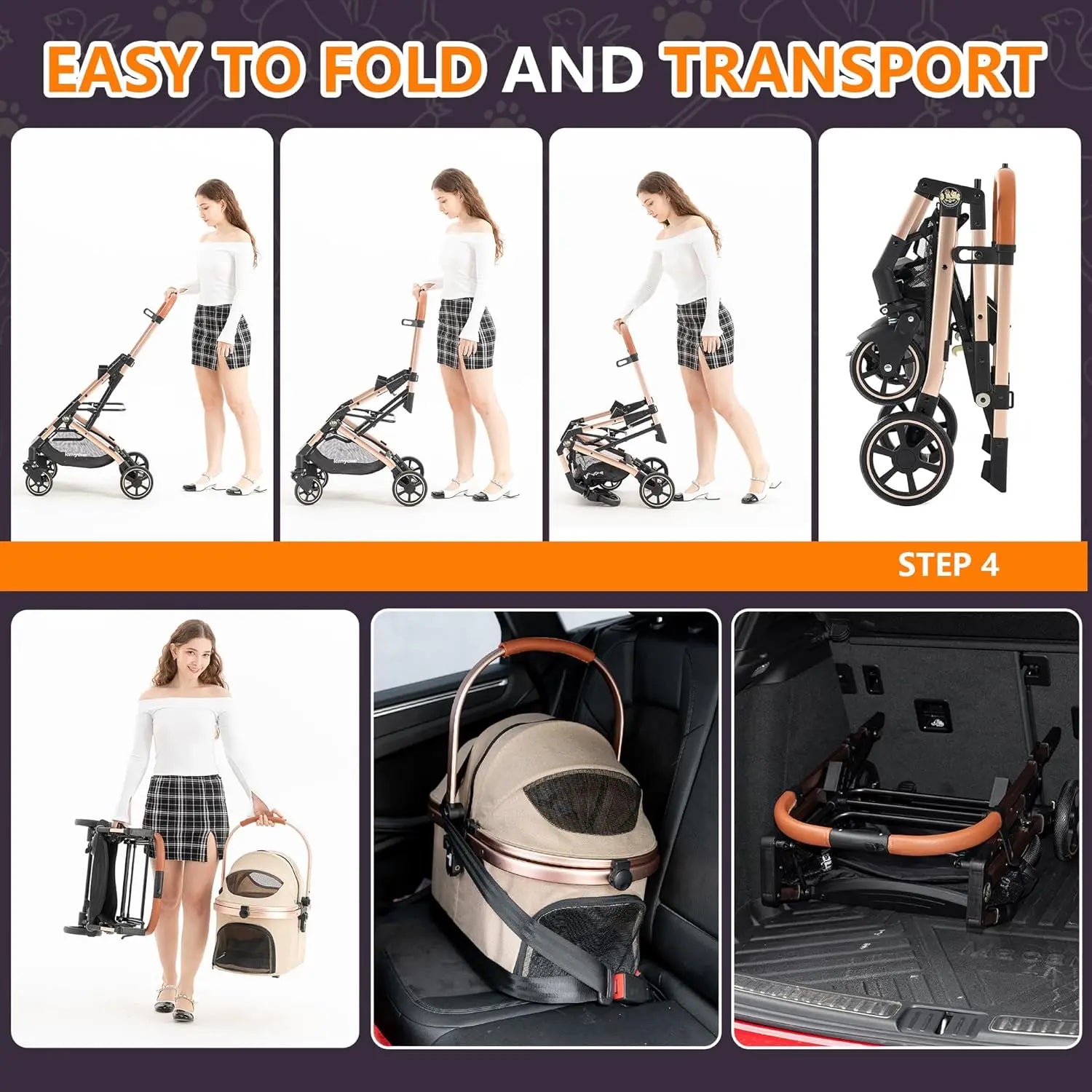 Stroller for S/M Dogs/Cats