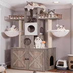 Cat Tree/Litter Box Enclosure