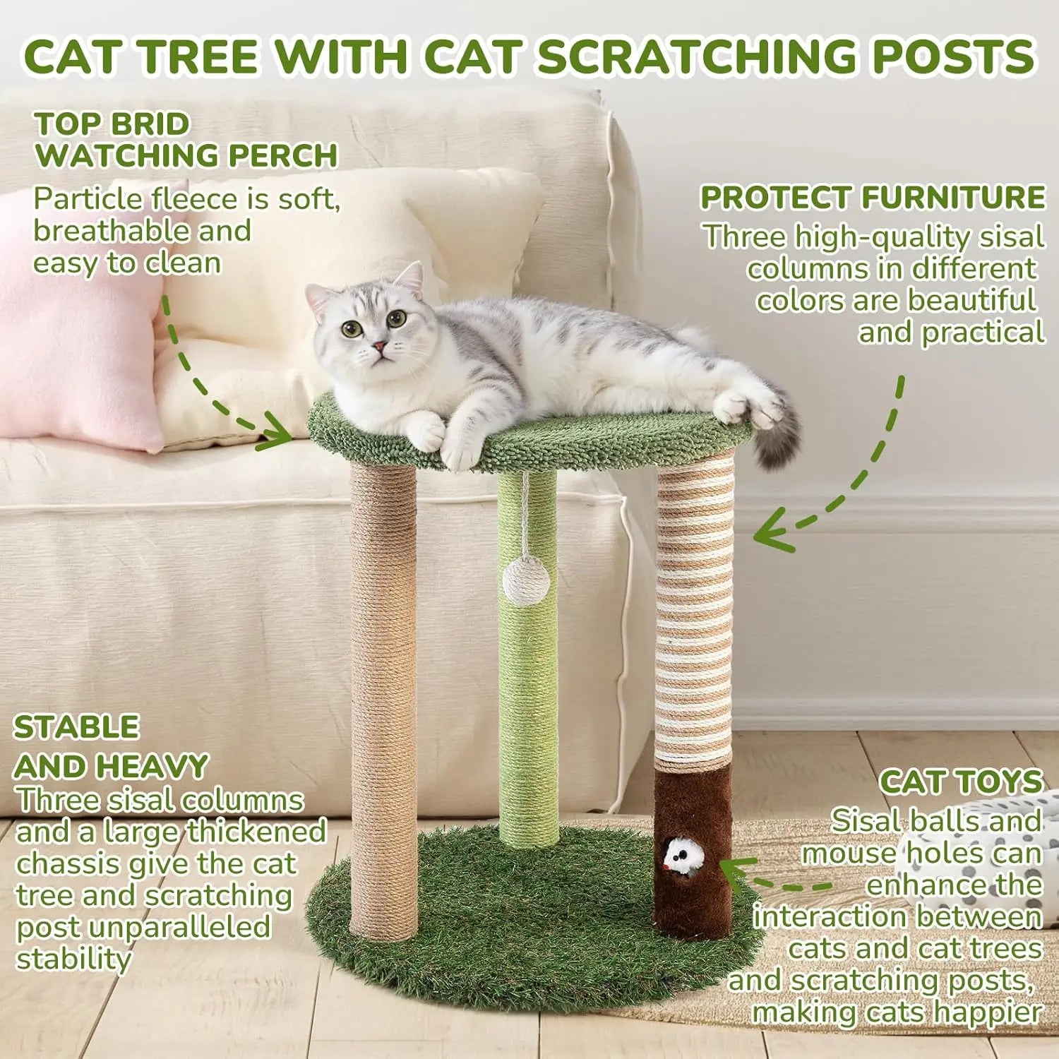 Cat Tree/3 Scratcher Posts