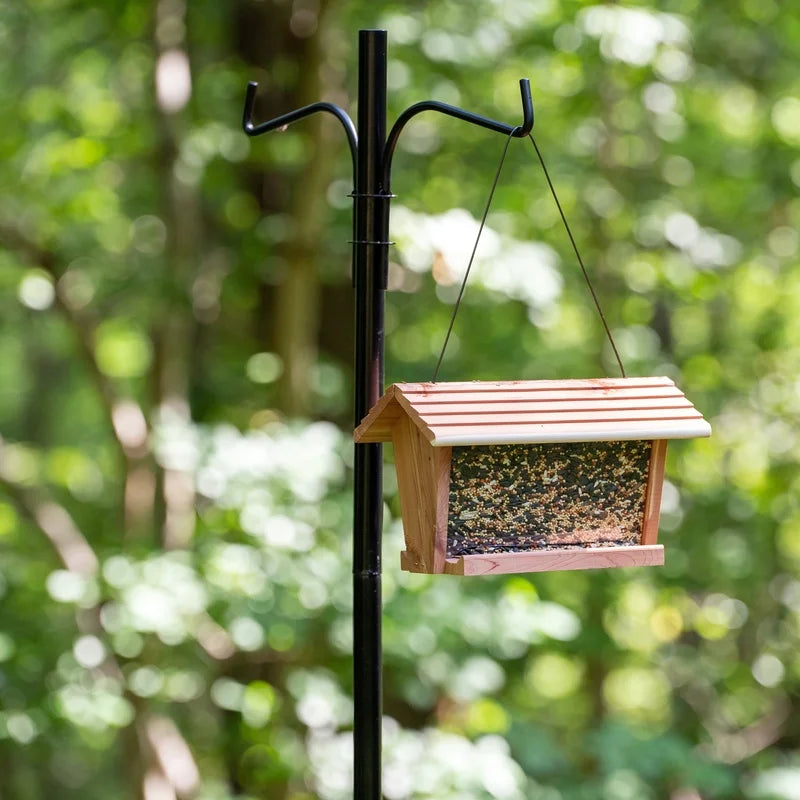Red Cedar Hopper Bird Feeder