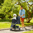 Wheels Foldable Pet Stroller for Small Pets
