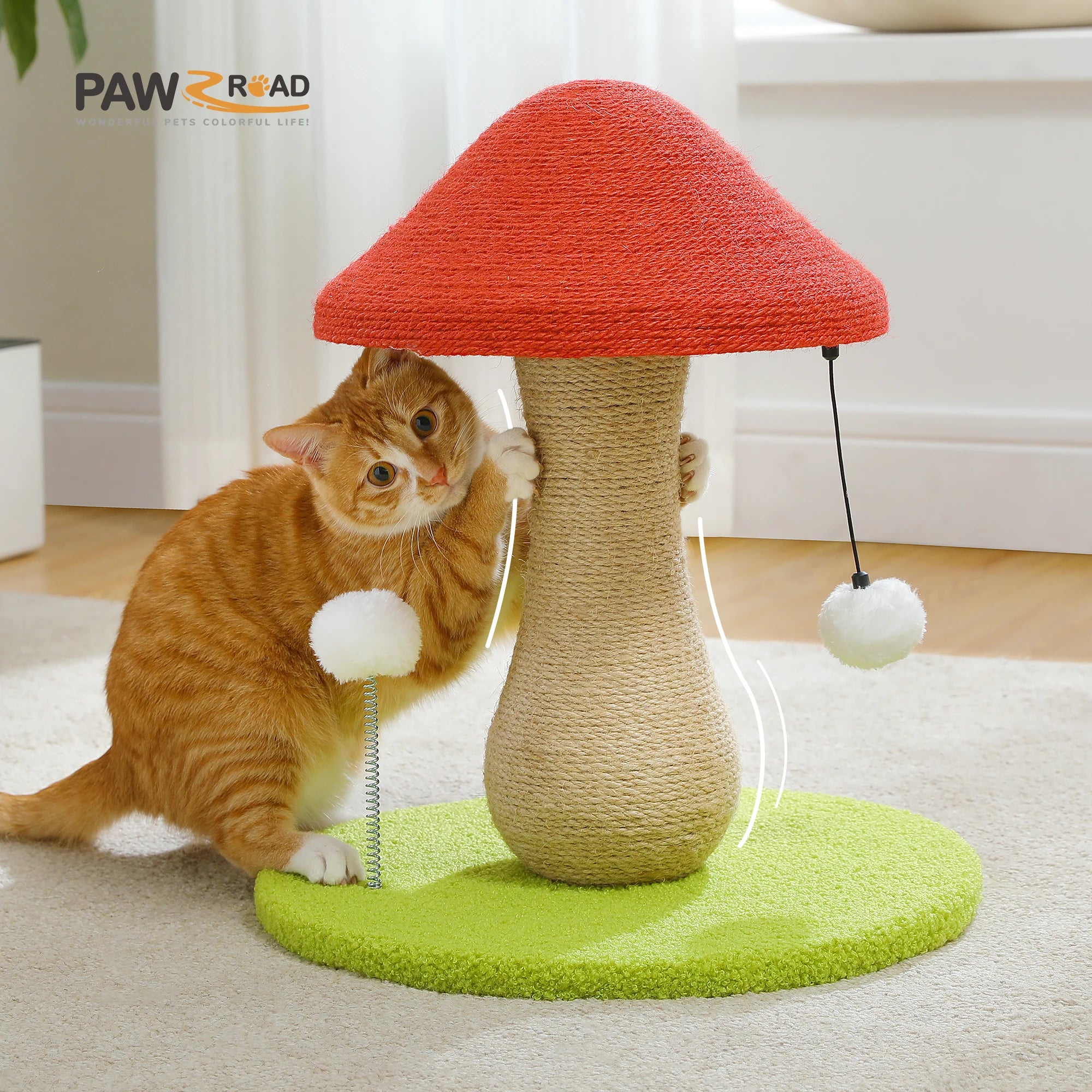 Mushroom Cat Scratching Post