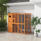 Wooden Cat Enclosure