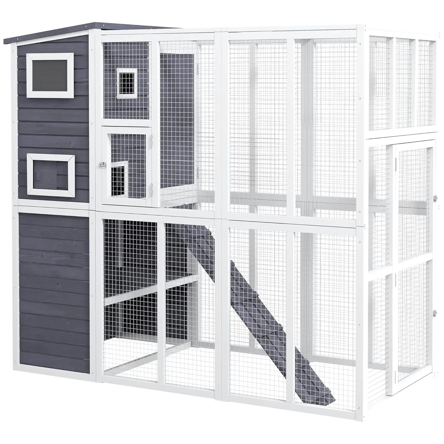 Wooden Cat Enclosure